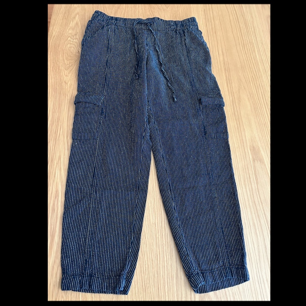 Old navy striped linen pants